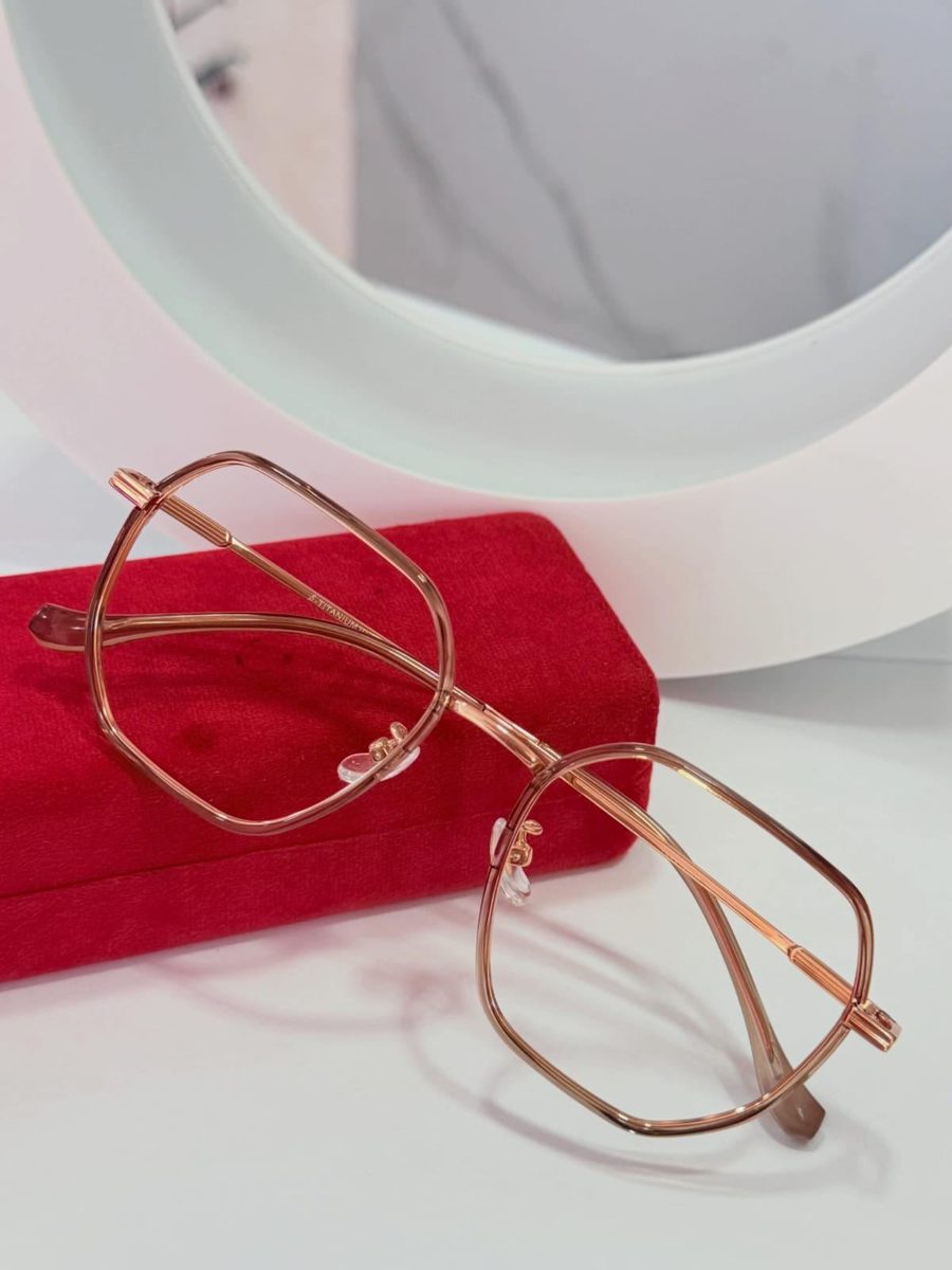 Aro metálico cobre Victoria Eyewear — Ref. VE-116